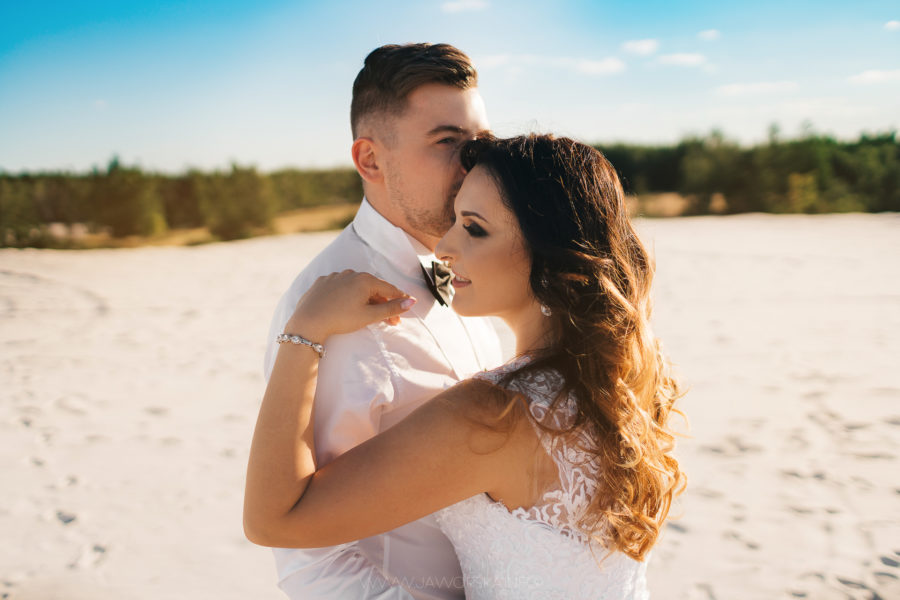 Dominika i Bartosz | fotografia ślubna, sesja plenerowa – Kaolinowe piaski